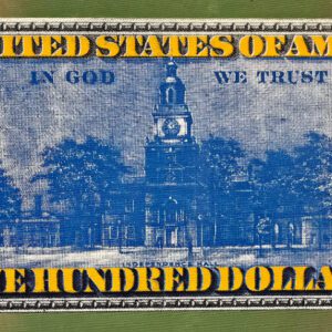 Back of one hundred dollar bill, Independence Hall